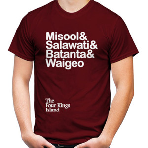 Kaos The Four Kings Island - Raja Ampat