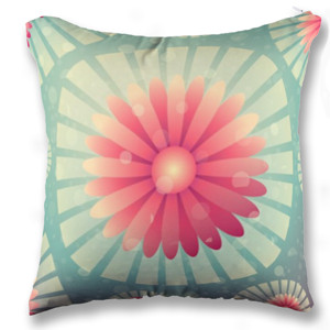 Bantal bantal motif bunga