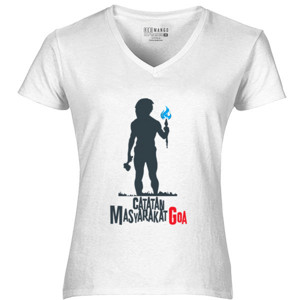 Kaos Kaos V Neck Catatan Masyarakat Goa