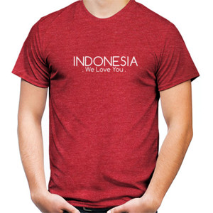Kaos INDONESIA We Love You