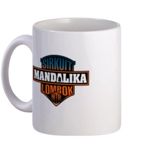 Mug Sirkuit Mandalika Lombok NTB Badge Gradient 