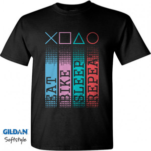 Kaos Eat Bike Sleep Repeat