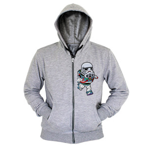 Hoodie Zipper Cartoon Space