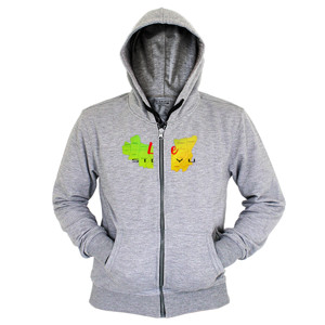 Hoodie Zipper Love Sidayu