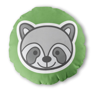 Bantal Bulat Rakun ku