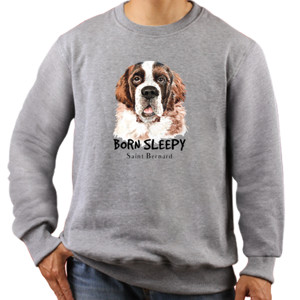 Jaket Sweater Dog Born Sleepy
