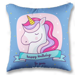 Bantal Unicorn happy birth day