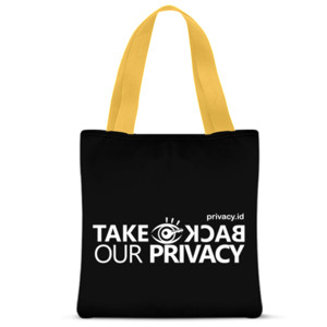 Tas Tote Fullprint Take Back Our Privacy - Super Discount, Save Earth