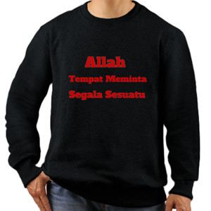 Jaket Sweater Kaos Islami 