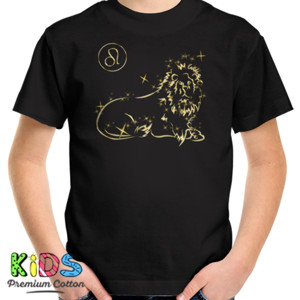 Kaos Zodiak - Leo Gold 