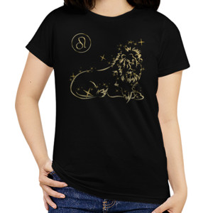 Kaos Zodiak - Leo Gold 