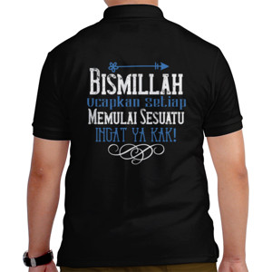 Kaos Polo Bismillah #2
