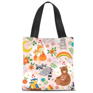 Tas Tote Fullprint animal pattern series