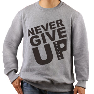 Jaket Sweater NEVER GIVE UP