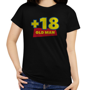 Kaos Baju Kaos Distro Old Man +18 Funny