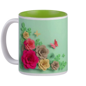 Mug Kembang 3D