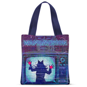 Tas Tote Fullprint Tote Bag Wandavision Custom