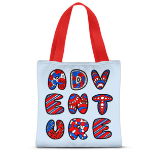 Tas Tote Fullprint Adventure 1 Tas Fullprint