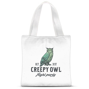 Tas Tote Fullprint Tote Bag Halloween Theme