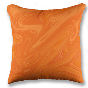Bantal Orange marble pillow