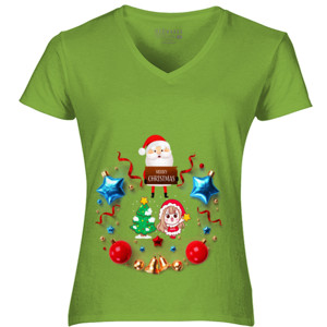 Kaos Funny Santa Christmas