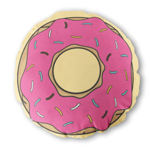 Bantal Bulat Bantal Sofa Donat 2 varian 