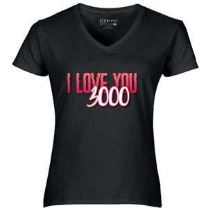 Kaos tshirt i love you 3000
