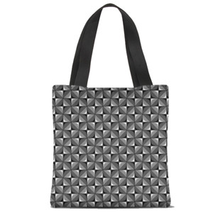 Tas Tote Fullprint Black pattern