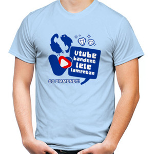 Kaos Kaos Vtube Bandeng Lele Lamongan GO DIAMOND!!!