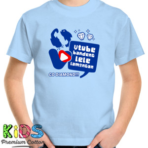 Kaos Kaos Vtube Bandeng Lele Lamongan GO DIAMOND!!!