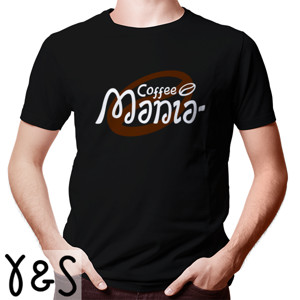 Kaos Kaos Coffee Mania gelap