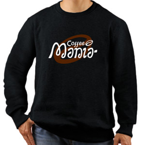 Jaket Sweater Kaos Coffee Mania gelap