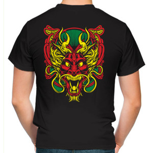 Kaos naga merah