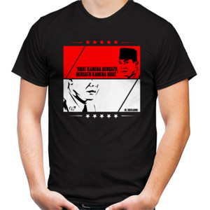 Kaos Kaos Soekarno - Bersatulah Indonesia (SB73M)