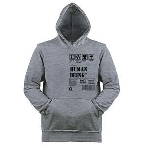 Jaket Hoodie Human being -dark