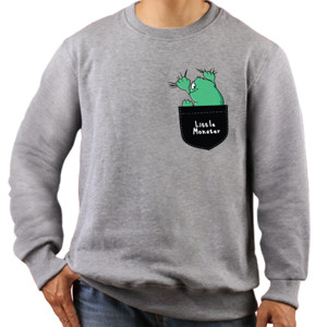 Jaket Sweater Monster Saku - Giladan Soft Style 