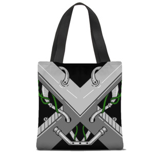 Tas Tote Fullprint Steel lover