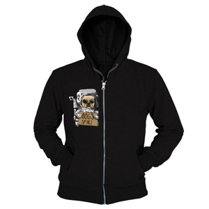 Hoodie Zipper Dog's Space