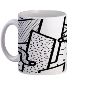 Mug Neo memphis background 36