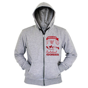 Hoodie Zipper WONDERLAND INDONESIA | EXCLUSIVE 2 SIDED