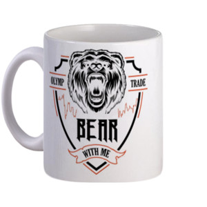 Mug Mug/Cangkir Bear Olymp Trade