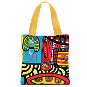 Tas Tote Fullprint "Grow Up Totebag"
