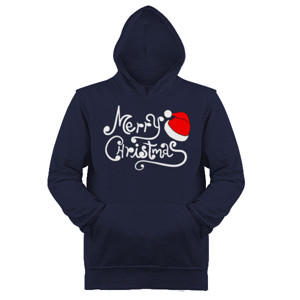 Jaket Hoodie Merry Christmas Logo