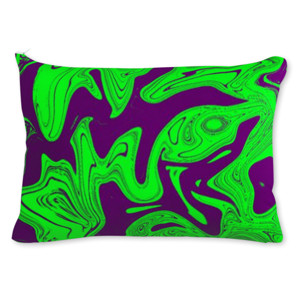 Bantal Sofa Green Purple Liquify Marble Customic47
