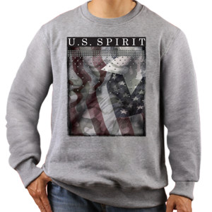 Jaket Sweater Bendera Amerika - US Spirit  