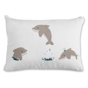 Bantal Dolphin - Bantal Persegi Panjang by Co_mbro