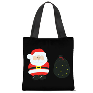 Tas Tote Fullprint Santa - Tas Tote Fullprint by Co_mbro