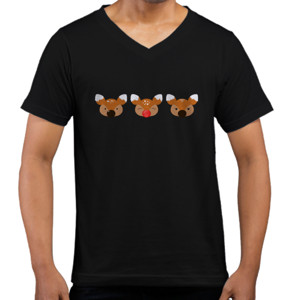 Kaos  Deer - Kaos Pria V-ncek by Co_mbro