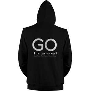 Jaket Hoodie Go Travel