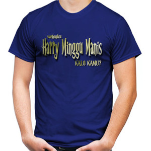 Kaos Desain Unik - Weton atau Hari Lahir